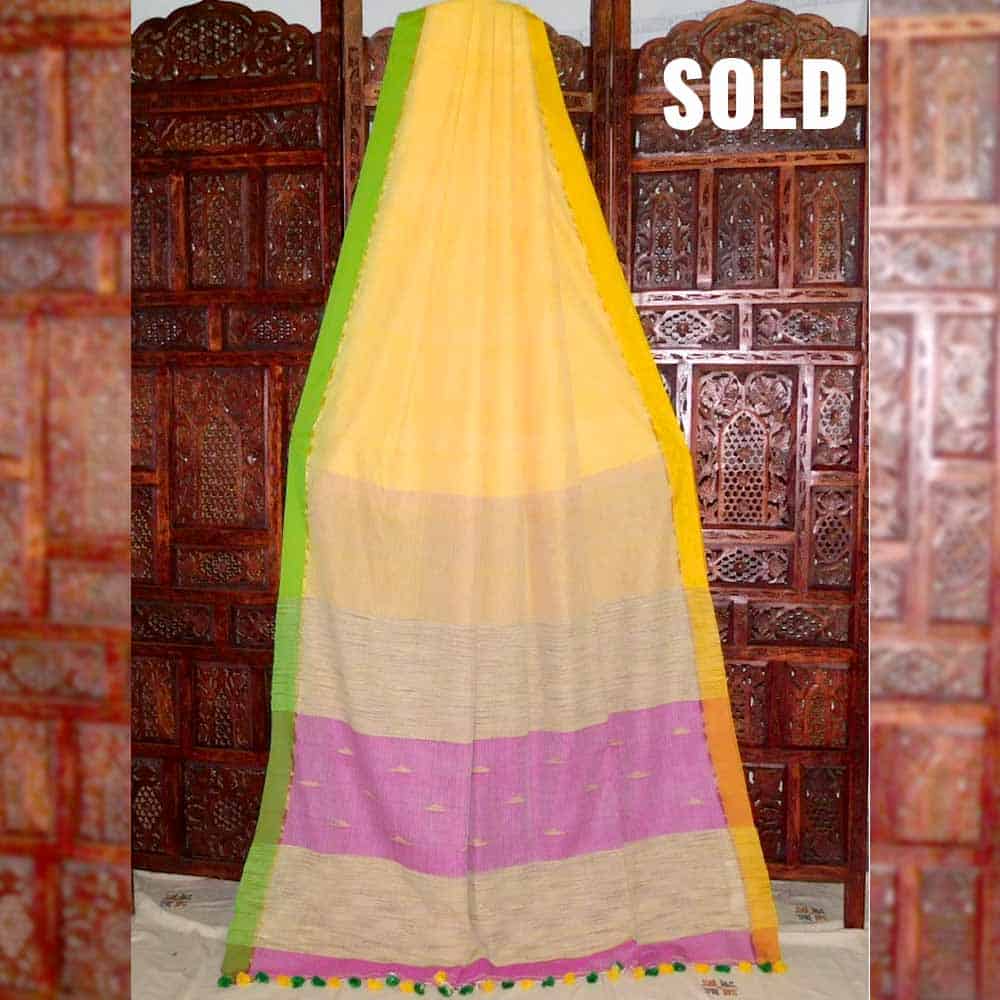 Mushy Mashy Handloom Cotton Saree-MCS08H