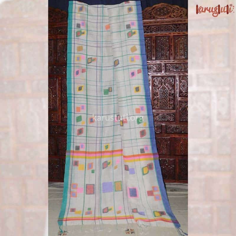 Premium Absurd Mottif Linen Jamdani TLPJ24E 1