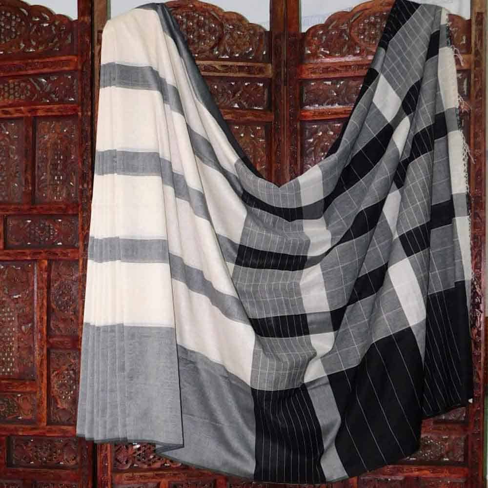 Mahapar Cotton Handloom Saree MCS08L 2